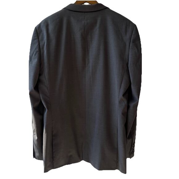 Jos A Bank Men’s 42 X Long Travelers Tech Blazer Gray Wool Stretch Slim Fit EUC - Picture 8 of 9